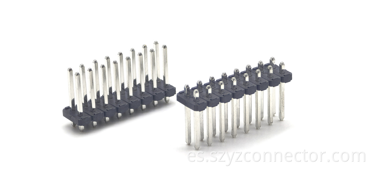 Conector de cabezal de clavija de paso de 4,2 mm recto 4.2mm Pitch Pin header Connector Straight